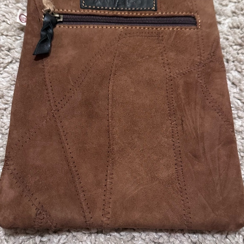 Brown Suede Unisex’s Bag